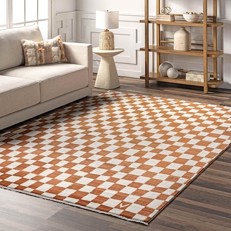 Nuloom Dominique Abstract Checkered Fringe Area Rug 2ft 8in x 7ft 10in BDSN41B-2808